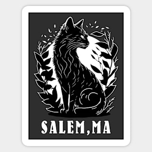 Black Cat Illustration | Salem Sticker